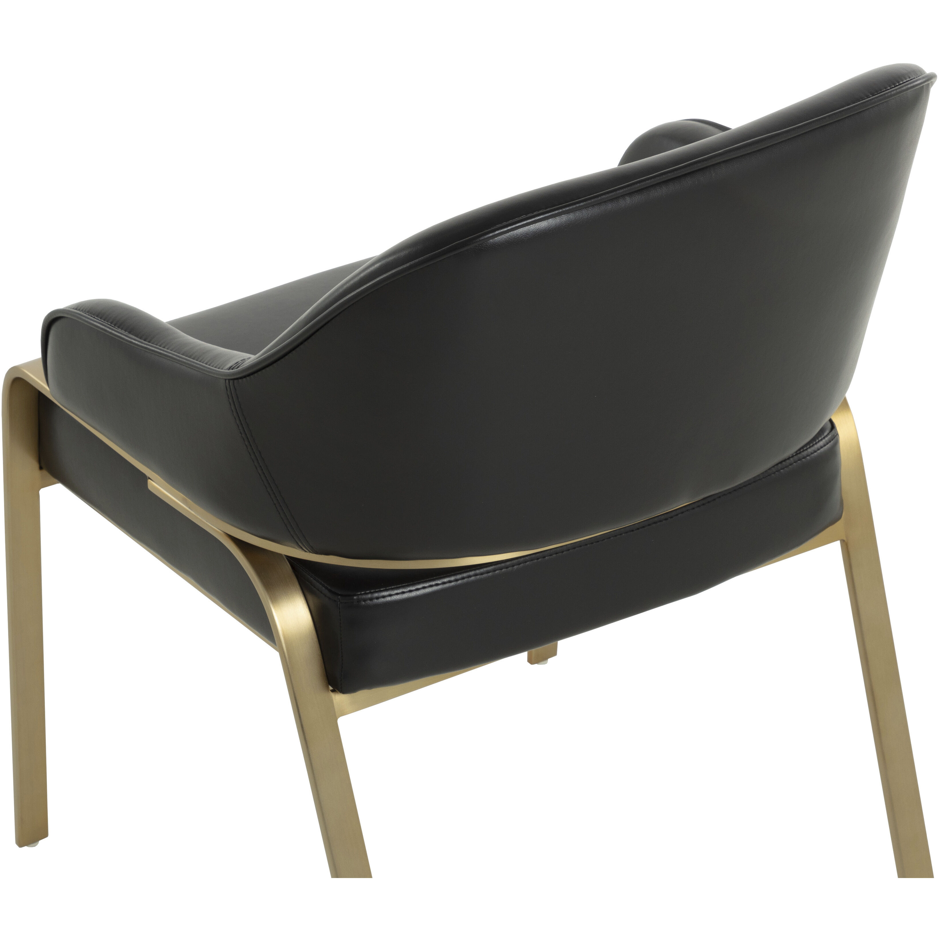 Malachi Cantina Black Dining Armchair